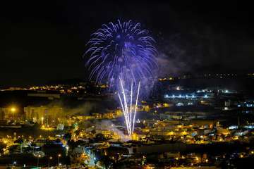 El cielo de Jinámar vuelve a brillar con esplendor/TA.