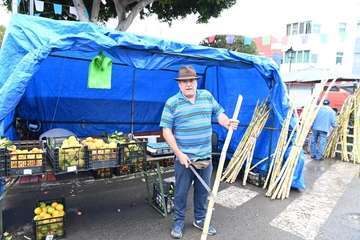La feria de ganado y la venta de productos típicos animan el día principal de las fiestas de Jinámar/Antonio Alí.