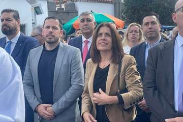 Jinámar se vuelca con su patrona/Antonio Alí y FJS Fotografía.