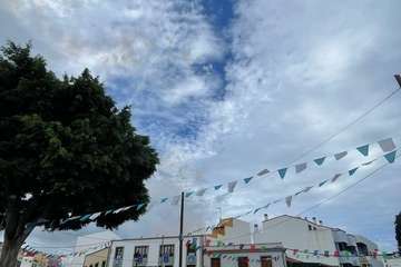 Jinámar se vuelca con su patrona/Antonio Alí y FJS Fotografía.