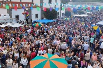 Jinámar se vuelca con su patrona/Antonio Alí y FJS Fotografía.