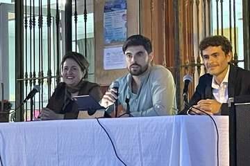 El pregón del actor Horacio Colomé pone en fiestas a Playa de Hombre/TA.