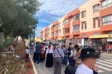 Portal de belén al aire libre en La Garita/TA.