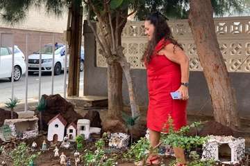 Portal de belén al aire libre en La Garita/TA.