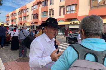 Portal de belén al aire libre en La Garita/TA.