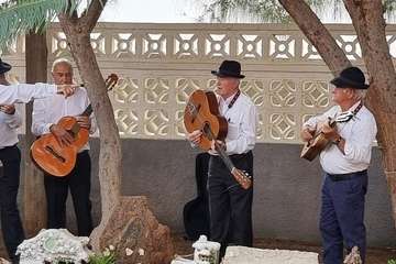 Portal de belén al aire libre en La Garita/TA.