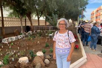 Portal de belén al aire libre en La Garita/TA.