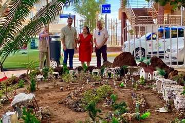 Portal de belén al aire libre en La Garita/TA.