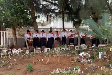 Portal de belén al aire libre en La Garita/TA.