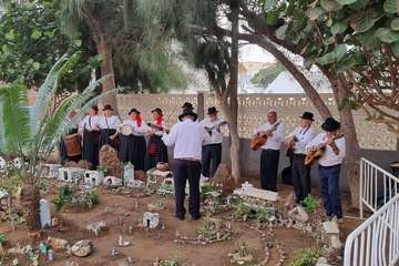 Portal de belén al aire libre en La Garita/TA.