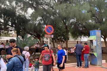 Portal de belén al aire libre en La Garita/TA.