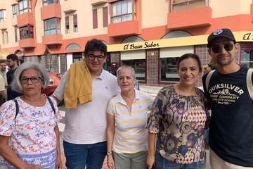 Portal de belén al aire libre en La Garita/TA.