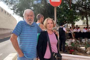 Portal de belén al aire libre en La Garita/TA.