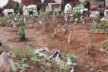 Portal de belén al aire libre en La Garita/TA.