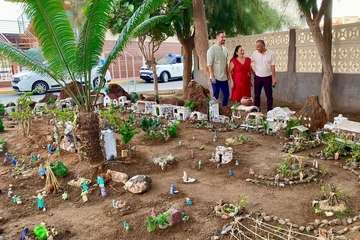 Portal de belén al aire libre en La Garita/TA.