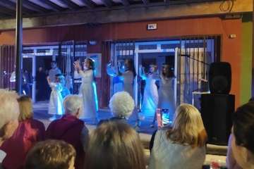 Actos festivos celebrados este sábado en Playa del Hombre/TA.