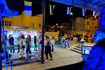 Actos festivos celebrados este sábado en Playa del Hombre/TA.