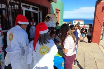 Actos festivos celebrados este sábado en Playa del Hombre/TA.