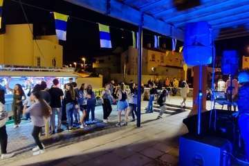 Actos festivos celebrados este sábado en Playa del Hombre/TA.