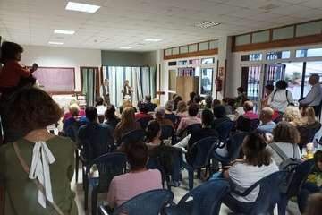 Actos festivos celebrados este sábado en Playa del Hombre/TA.