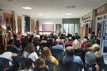 Actos festivos celebrados este sábado en Playa del Hombre/TA.