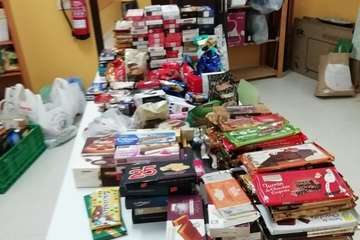 La Garita logra más de 1.000 kilos de productos navideños en la jornada 'Pedacitos de ti'/TA.