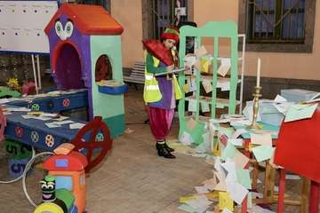  La Casa de la Navidad de Telde ultima los detalles para abrir sus puertas a las familias este lunes/TA.  