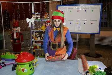  La Casa de la Navidad de Telde ultima los detalles para abrir sus puertas a las familias este lunes/TA.  