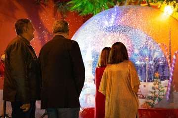  La Casa de la Navidad de Telde ultima los detalles para abrir sus puertas a las familias este lunes/TA.  