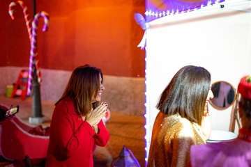  La Casa de la Navidad de Telde ultima los detalles para abrir sus puertas a las familias este lunes/TA.  