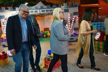  La Casa de la Navidad de Telde ultima los detalles para abrir sus puertas a las familias este lunes/TA.  