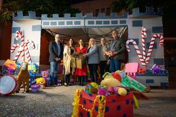  La Casa de la Navidad de Telde ultima los detalles para abrir sus puertas a las familias este lunes/TA.  