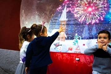  La Casa de la Navidad de Telde hace volar la ilusión de los más pequeños de la ciudad/TA.