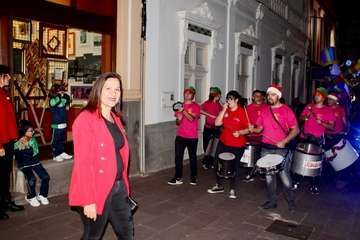 Éxito rotundo del pasacalles navideño en Los Llanos de Telde/TA.