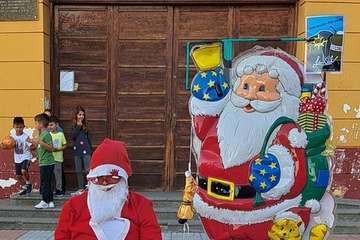  Papá Noel se hace gariteño/TA.