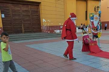  Papá Noel se hace gariteño/TA.