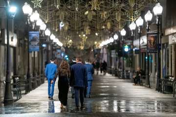 Los más jóvenes alargaron la fiesta hasta la mañana, con el tradicional desayuno de churros y chocolate/Acfi Press.