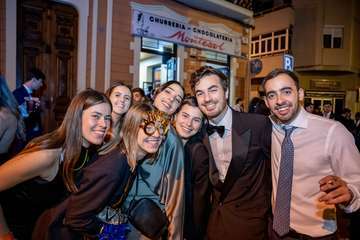 Los más jóvenes alargaron la fiesta hasta la mañana, con el tradicional desayuno de churros y chocolate/Acfi Press.