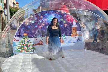 Acrividades de dinamización en Los Llanos de Telde por el proyecto Telde en Navidad/TA.