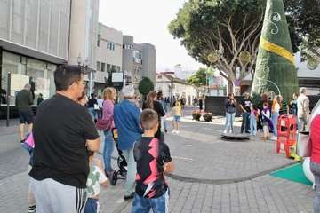 Los niños de Telde disfrutan de las actividades de dinamización de Telde en Navidad/TA.