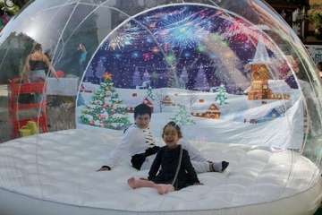 Los niños de Telde disfrutan de las actividades de dinamización de Telde en Navidad/TA.