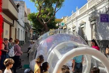 La campaña 'Telde en Navidad' cumple con el objetivo de dinamizar la zona comercial e incentivar las compras/TA.