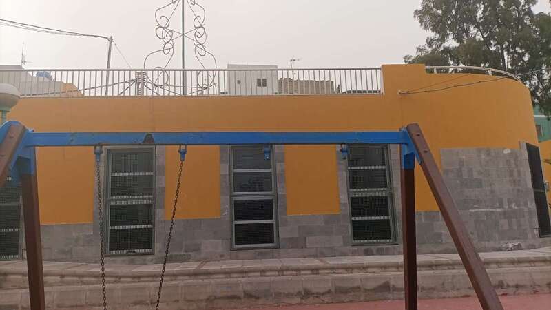 Vista del local social de La Montañeta de El Calero/TA.