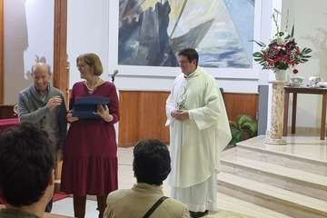 La Parroquia de Clavellinas reconoce la labor social del catequista Joaquín Hernández/TA.