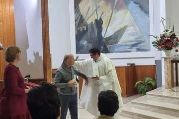 La Parroquia de Clavellinas reconoce la labor social del catequista Joaquín Hernández/TA.