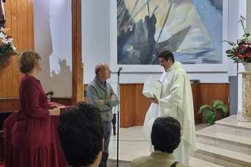 La Parroquia de Clavellinas reconoce la labor social del catequista Joaquín Hernández/TA.