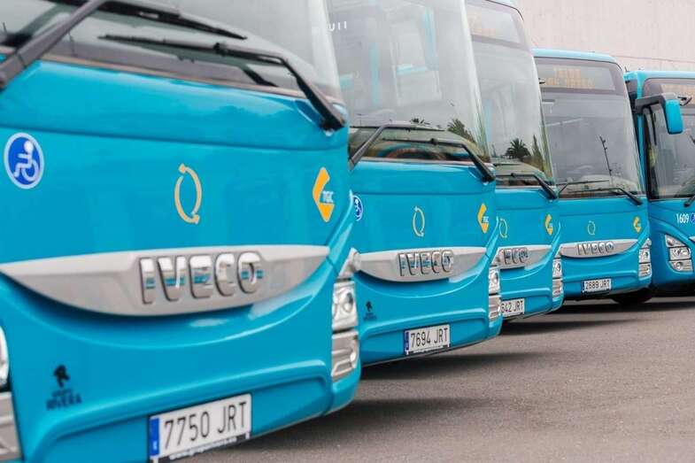 Imagen de archivo de guaguas de Global / TA