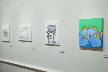 Más de 40 personalidades de la política se juntan para la exposición â€˜Todas pintan en Yrichenâ€™/Acfi Press.