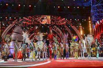 Ácrux y Kinegua, dos drags de Telde en la final de la gala para elegir la Reinona del carnaval capitalino/Lpacarnaval.
