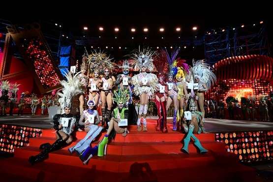 Ácrux y Kinegua, dos drags de Telde en la final de la gala para elegir la Reinona del carnaval capitalino/Lpacarnaval.